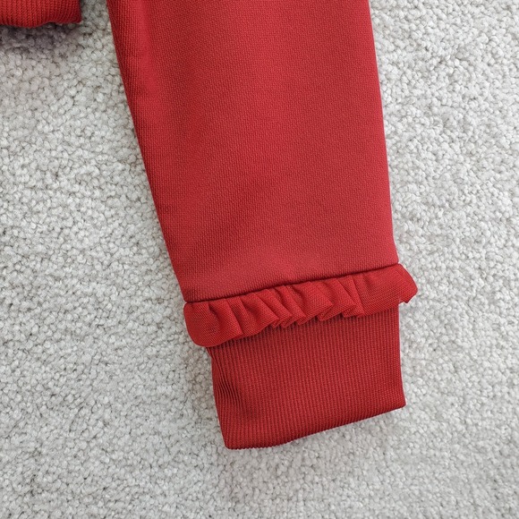 Puma X Charlotte Olympia Cropped Sweatshirt Women's Large Red Dahlia Pullover - Picture 12 of 16